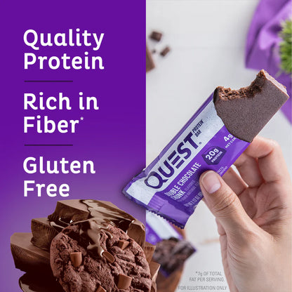 Quest Nutrition Bar – 60g x 12 (Double Chocolate Chunk)