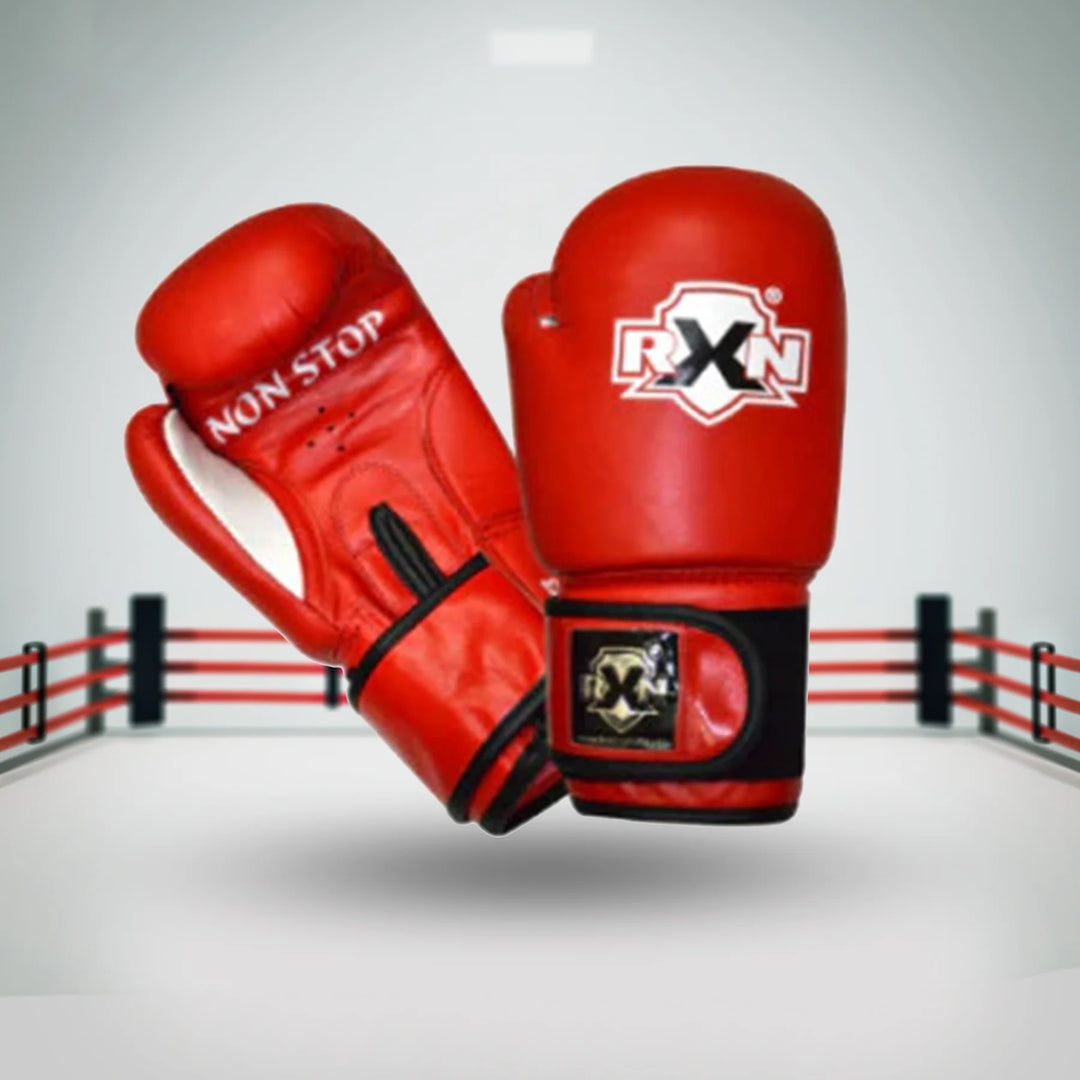 RXN Non Stop Competition Boxing Gloves (Red)