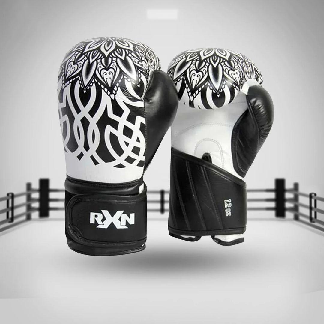 RXN Storm Sparring Boxing Gloves (White)