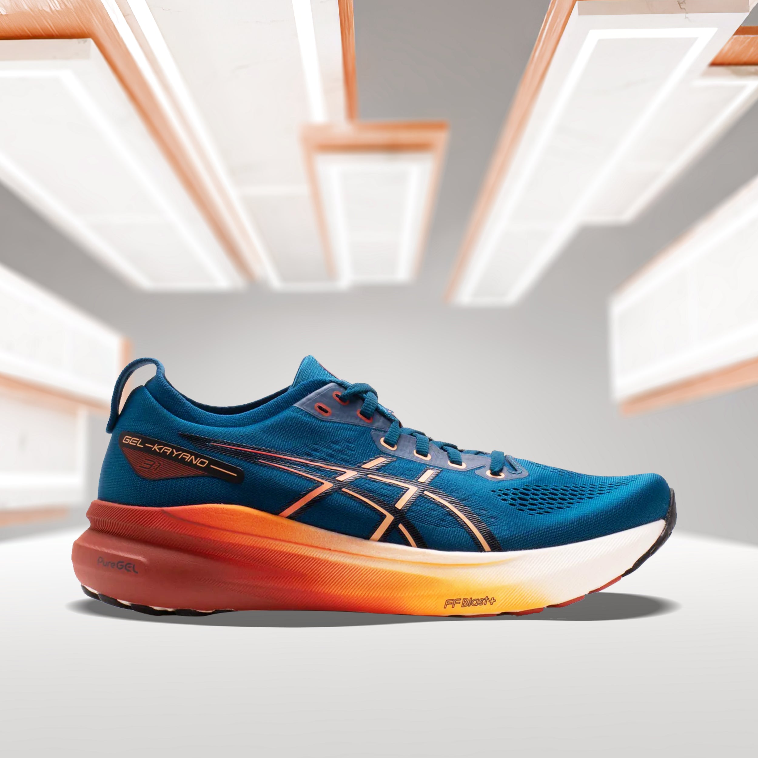 ASICS GEL-KAYANO 31 (M) - (RICH NAVY/ SPICE LATTE) RUNNING SHOES - InstaSport