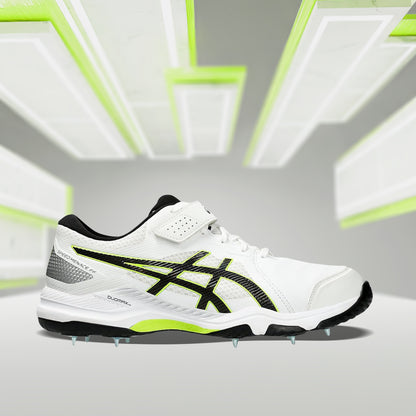 Asics Speed Menace FF Cricket Shoes (White/Black) - InstaSport