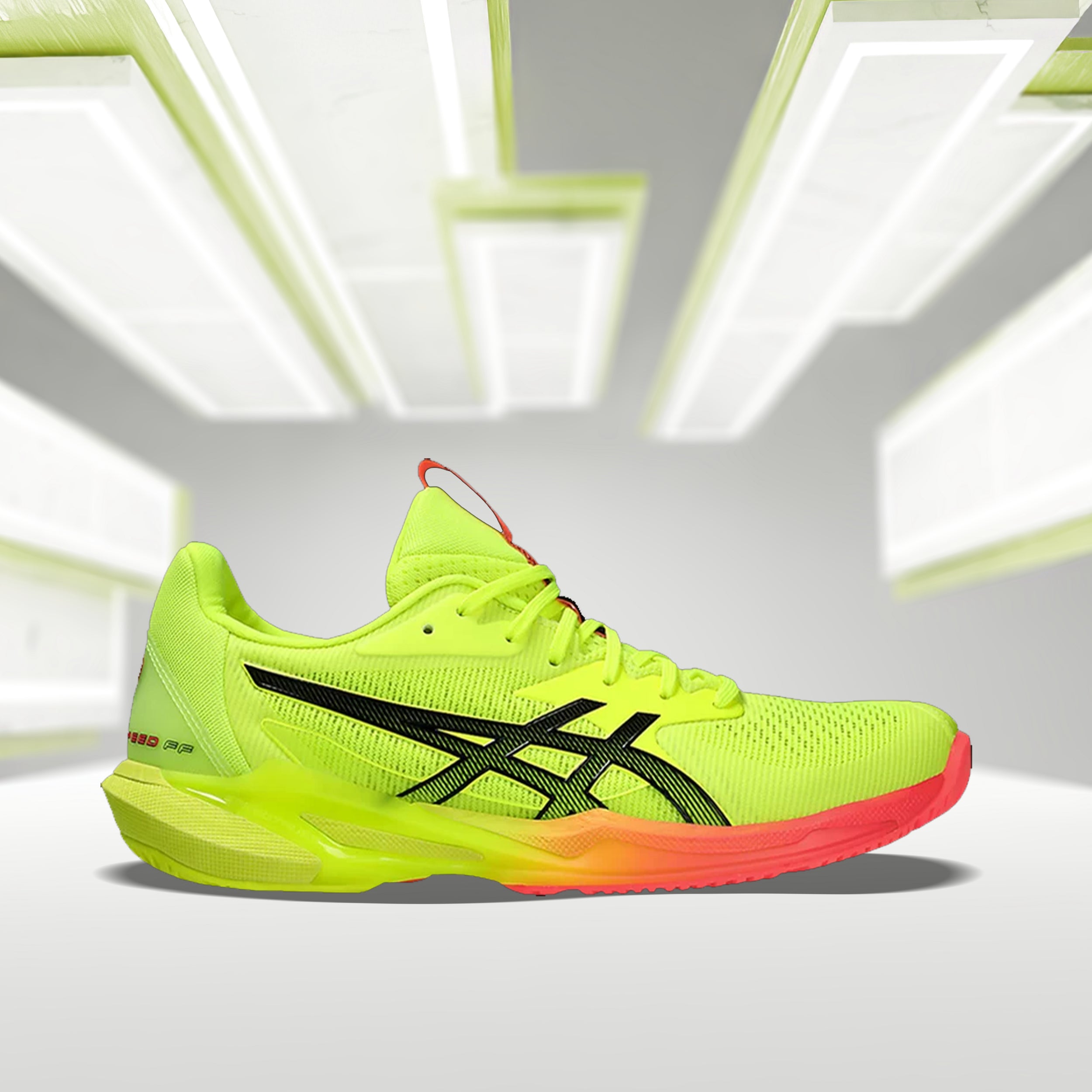 Asics Solution Speed FF3 Paris Tennis Shoes (Safety Yellow/ Black) - InstaSport