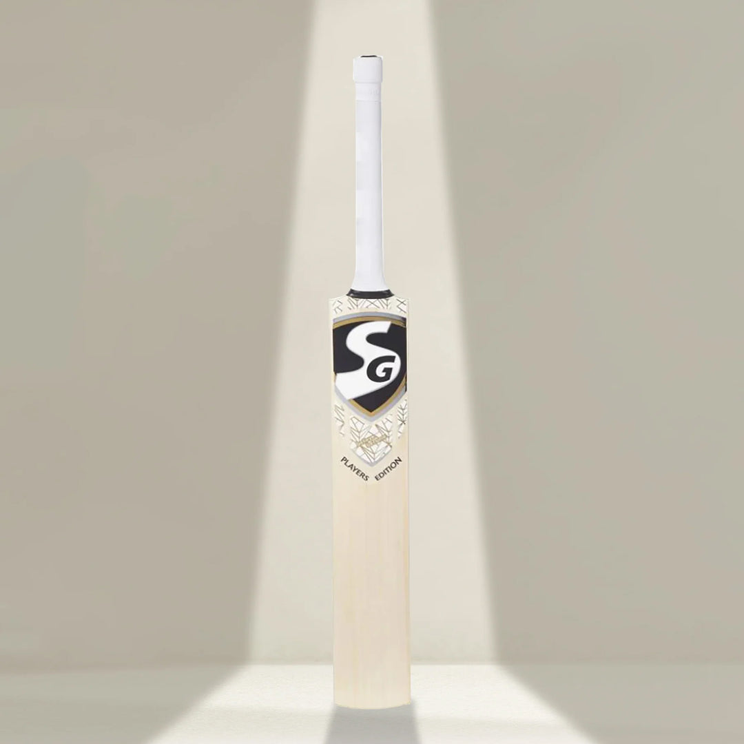 SG Players Edition English Willow top grade 1 Cricket Bat (Leather Ball)