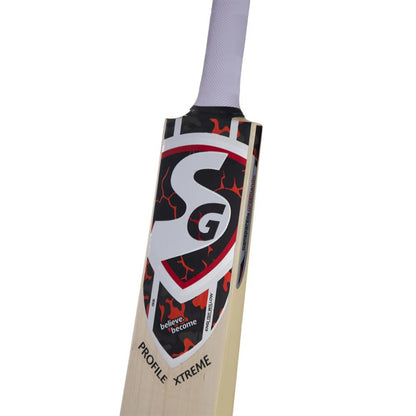 SG Profile Xtreme Traditionally Shaped English Willow Cricket Bat (Leather Ball) -SH - InstaSport