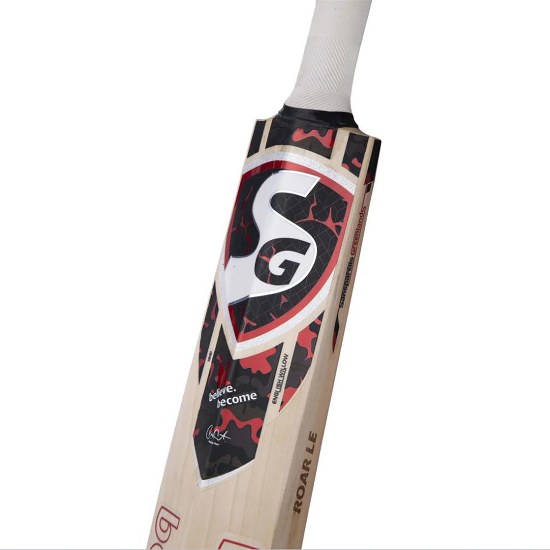 SG Roar LE - Grade 2 English Willow Cricket Bat (Leather Ball) -SH - InstaSport