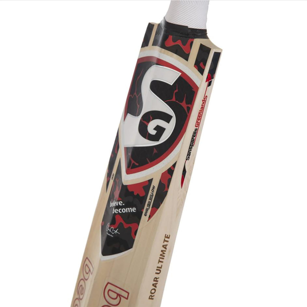 SG Roar Ultimate - Grade 3 English Willow Cricket Bat (Leather Ball) -SH - InstaSport