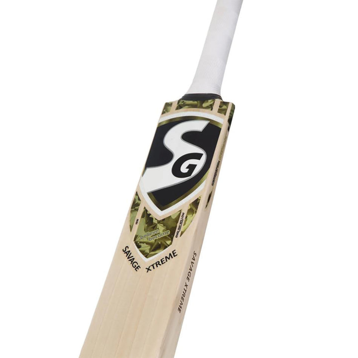 SG Savage Xtreme Finest Grade 3 English Willow Cricket Bat (Leather Ball) -SH - InstaSport