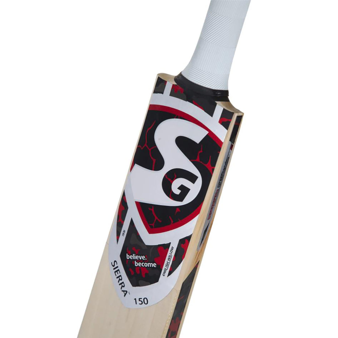 SG Sierra 150 Traditionally Shaped English Willow Cricket Bat (Leather Ball) -SH - InstaSport