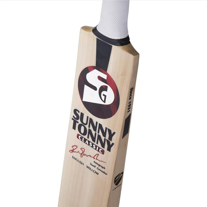 SG Sunny Tonny Classic Grade 1 English Willow Cricket Bat (Leather Ball) -SH - InstaSport