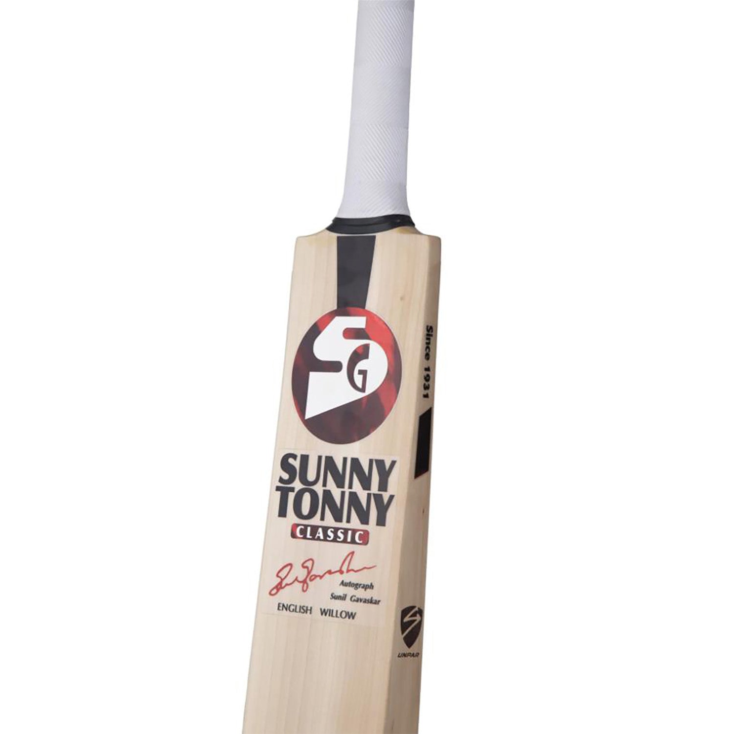 SG Sunny Tonny Classic Grade 1 English Willow Cricket Bat (Leather Ball) -SH - InstaSport