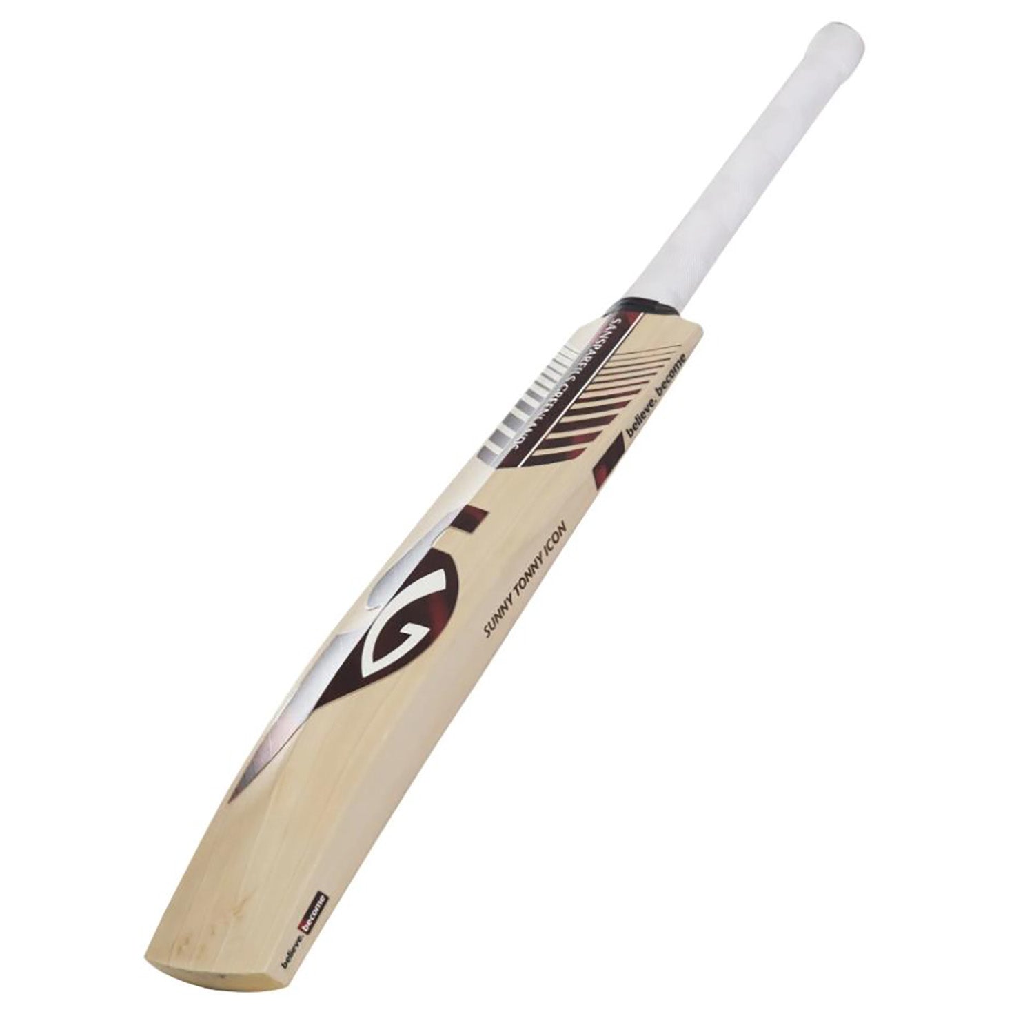 SG Sunny Tonny Icon - Grade 3 English Willow Cricket Bat (Leather Ball) -SH - InstaSport