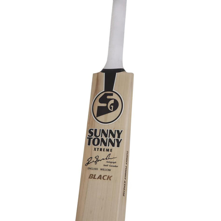 SG Sunny Tonny Xtreme Black - Grade 2 Worlds Finest English Willow Cricket Bat (Leather Ball) -SH - InstaSport