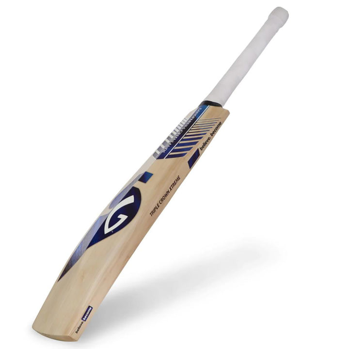 SG Triple Crown Xtreme Finest English Willow grade 3 Cricket Bat (Leather Ball) -SH - InstaSport