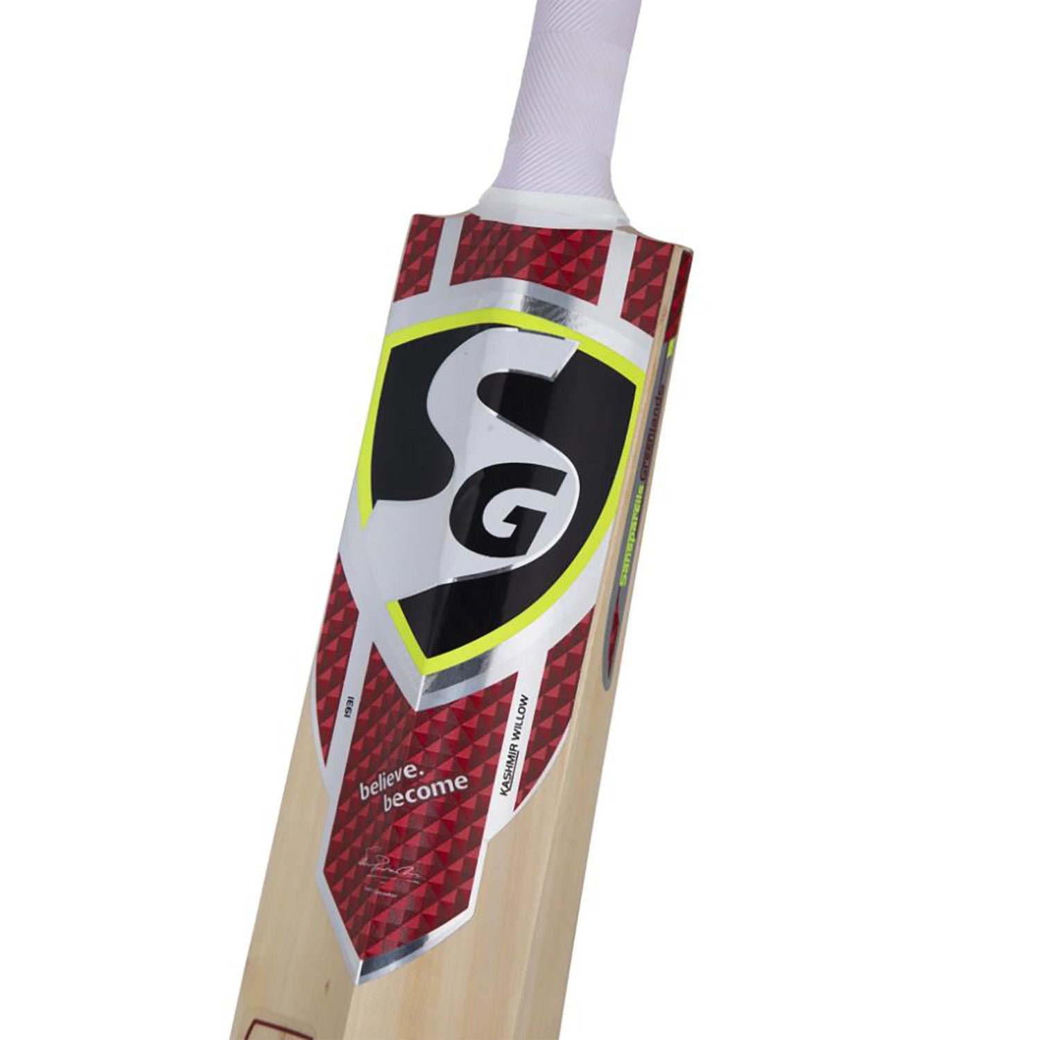 SG Valor Premium Kashmir Willow traditional shaped Cricket Bat (Leather Ball) -SH - InstaSport