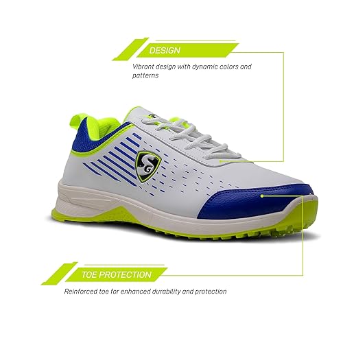 SG_Yorker_Cricket_Shoes_White_Blue_Lime_Design_InstaSport