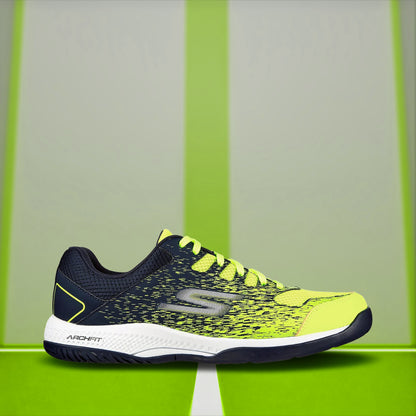 Skechers Viper Court- Pickleball Shoes (Yellow/ Navy)