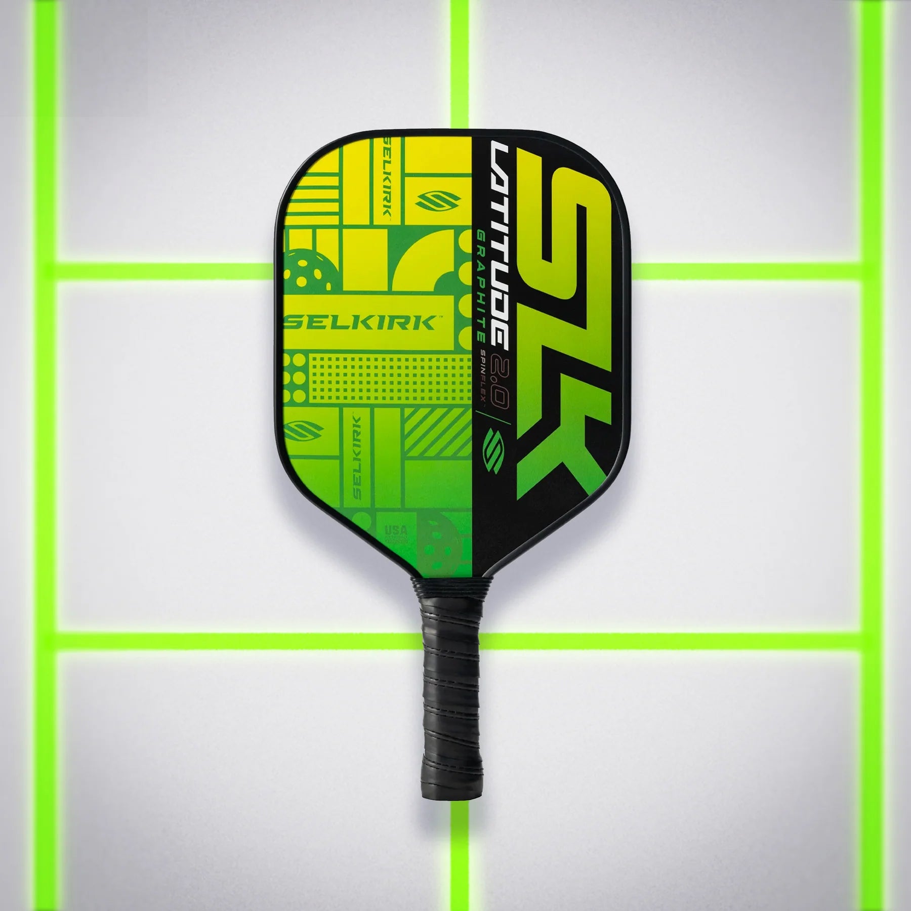 SLK Selkirk Latitude 2.0 (Green) Pickleball Paddle