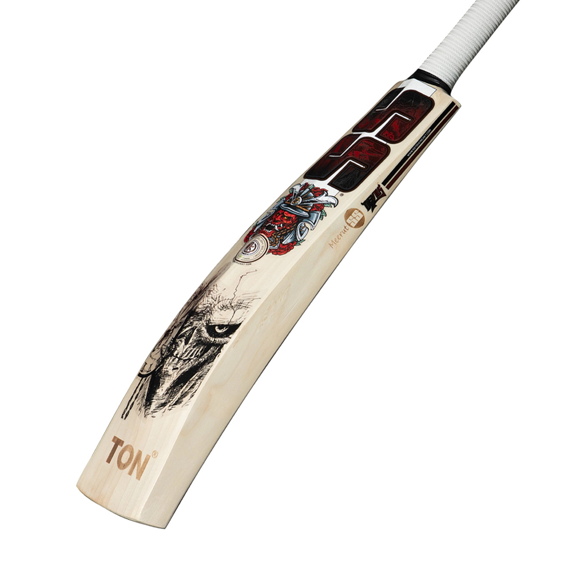 SS Devils English Willow Cricket Bat Red - SH