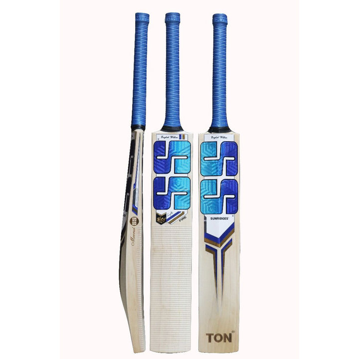 SS Sky Fire English Willow Cricket Bat SH - InstaSport