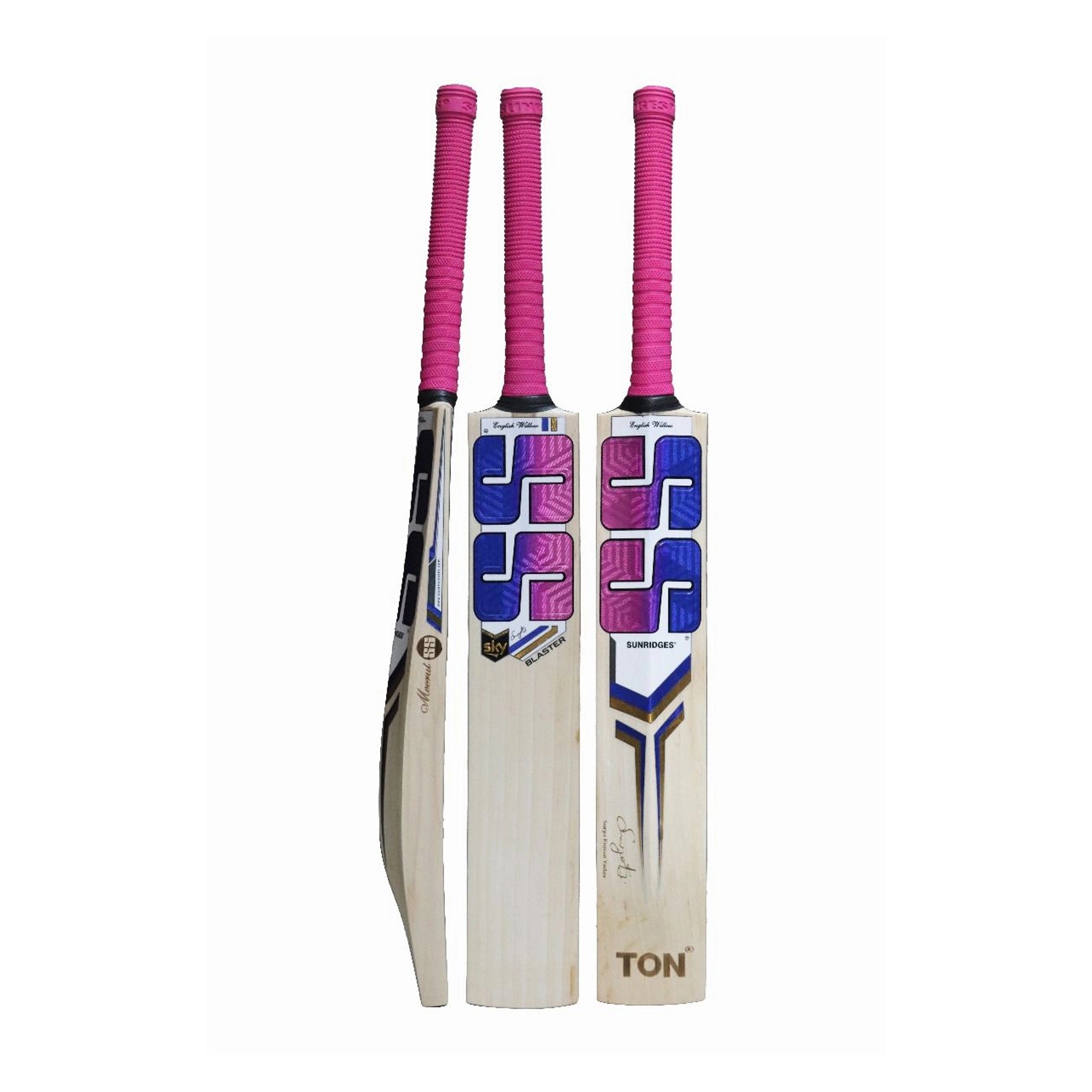 SS Sky Blaster English Willow Cricket Bat - SH
