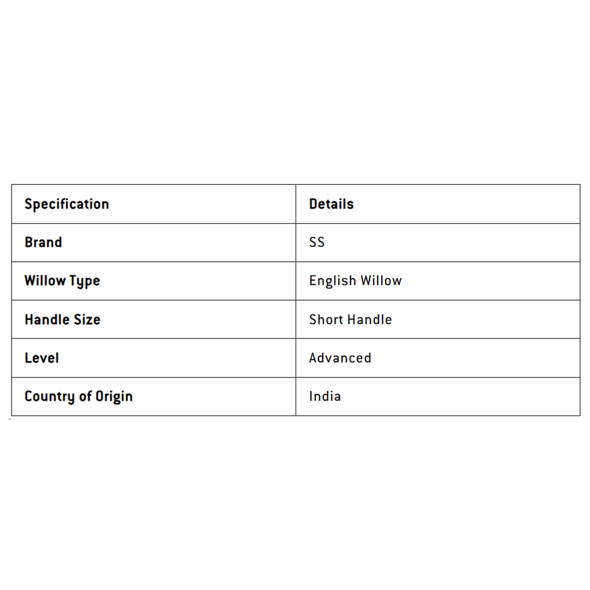SS Smacker Extreme English Willow Cricket Bat - SH