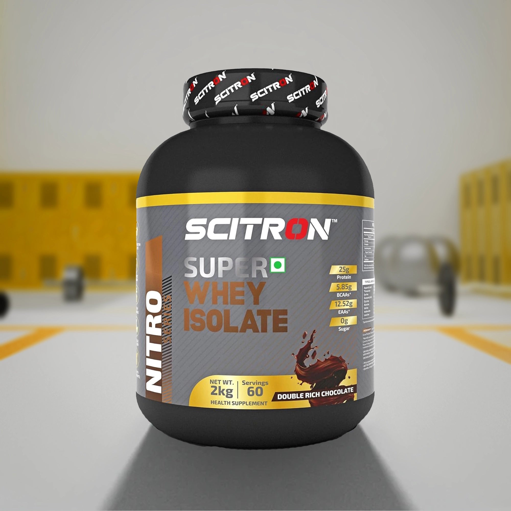 Scitron Super Whey Isolate Protein Powder 2Kg (Double Rich Chocolate)