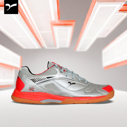 Sega Alpine Badminton Shoes (Silver)