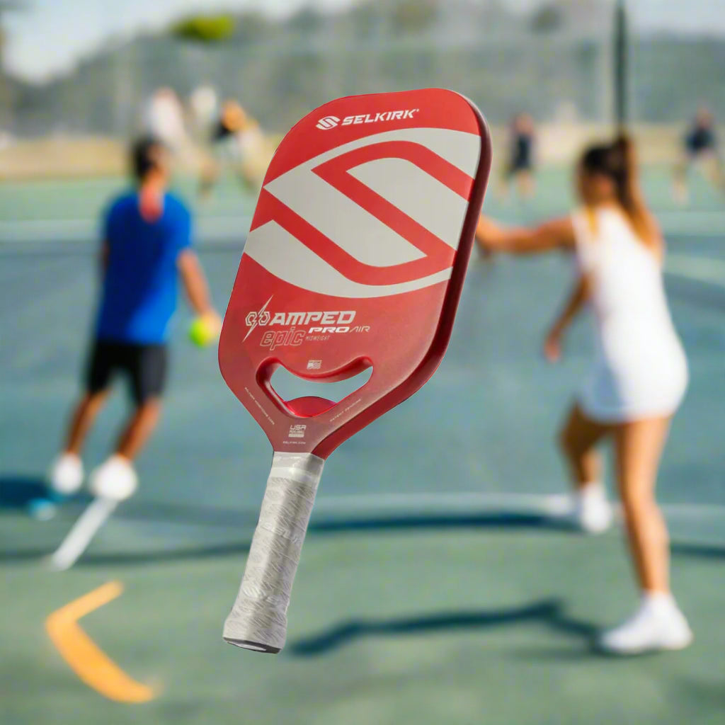 Selkirk-Amped_Pro_Air-Epic_Pickleball_paddle_Red_Frontside_Instasport