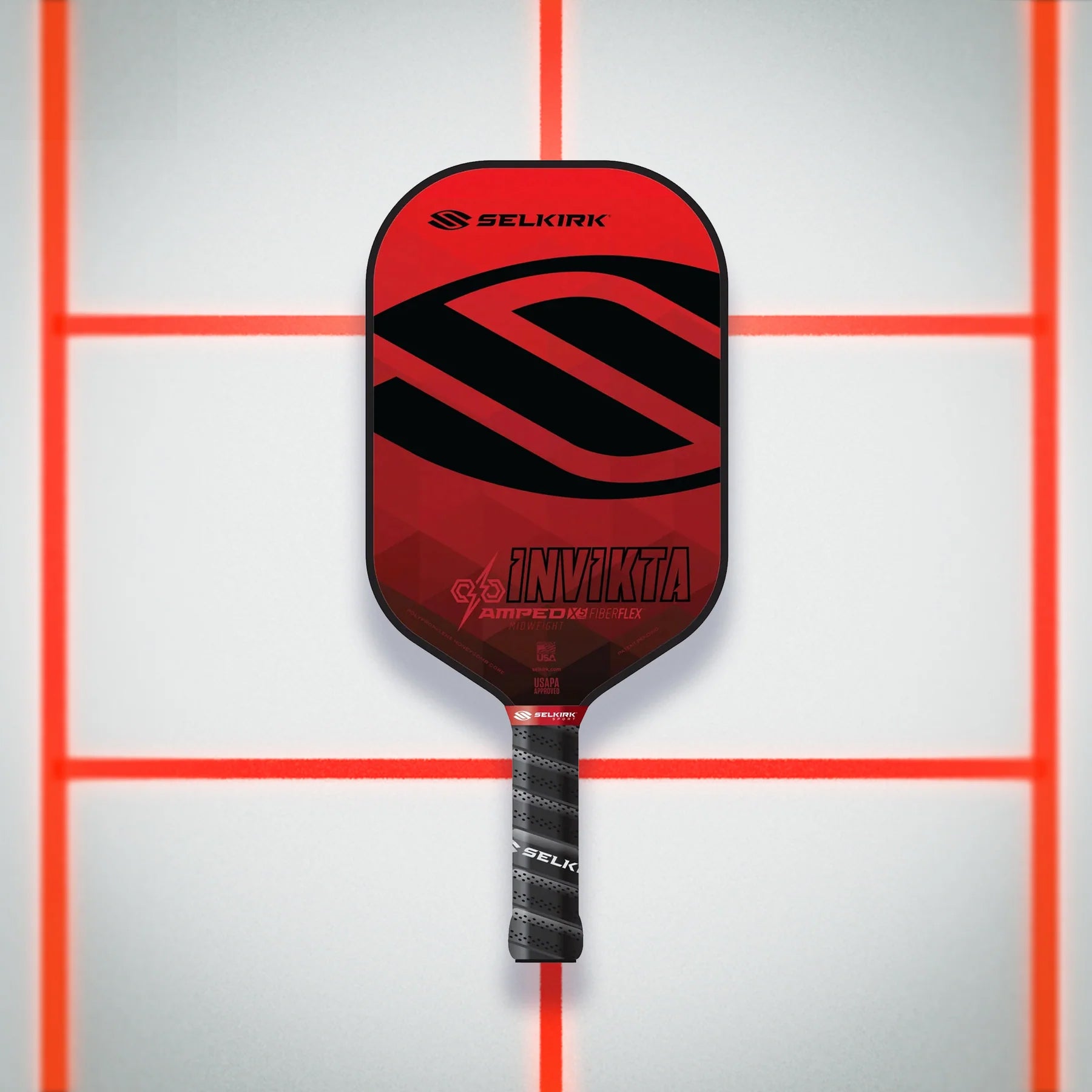 Selkirk Amped - Invikta (Red) Pickleball Paddle