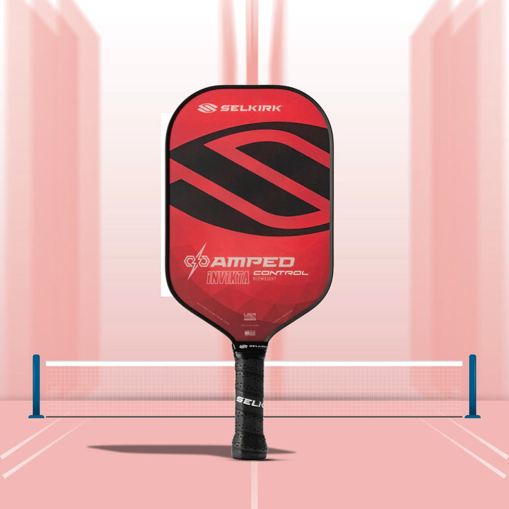 Selkirk Amped Control-Invikta Pickleball Paddle 16mm - Red (Light Weight)