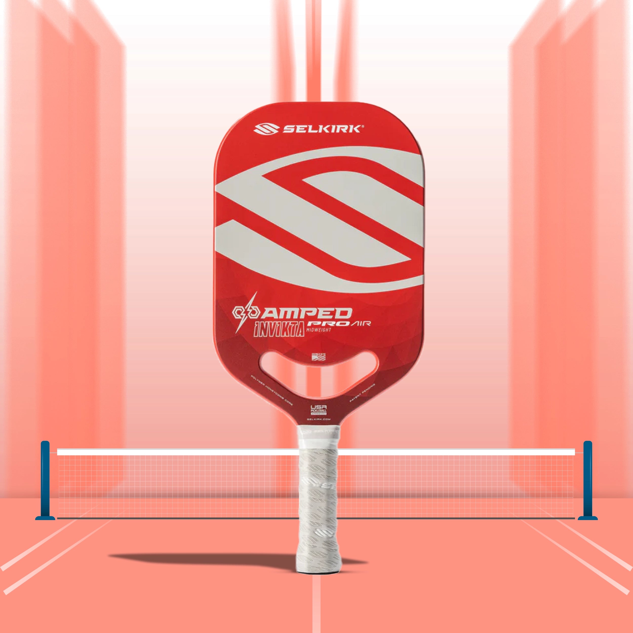 Selkirk Amped Pro Air-Invikta Pickleball Paddle - Red