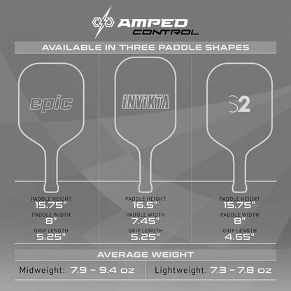 Selkirk_Amped_Control_Invikta_Pickleball_Paddle_16mm_Gray_Size_Instasport