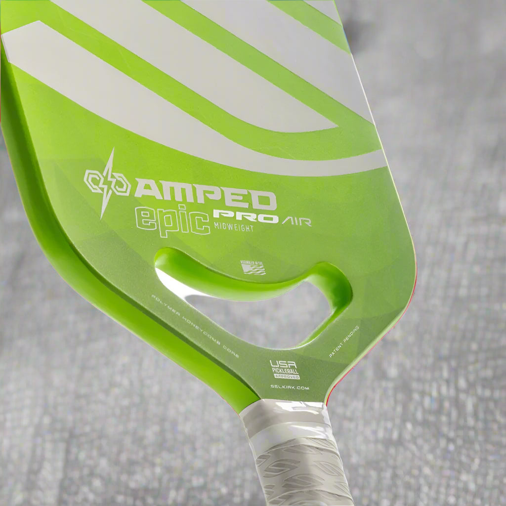 Selkirk_Amped_Pro_Air-Epic_Pickleball_paddle_Green_Throat_instasport