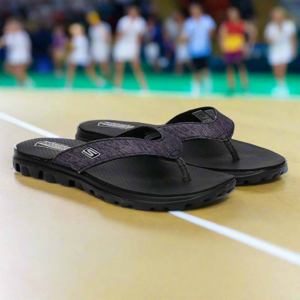 Skechers_13631ID-BBK_Skechers 13631ID-BBK Casual Sandals_Bothsides_Instasport
