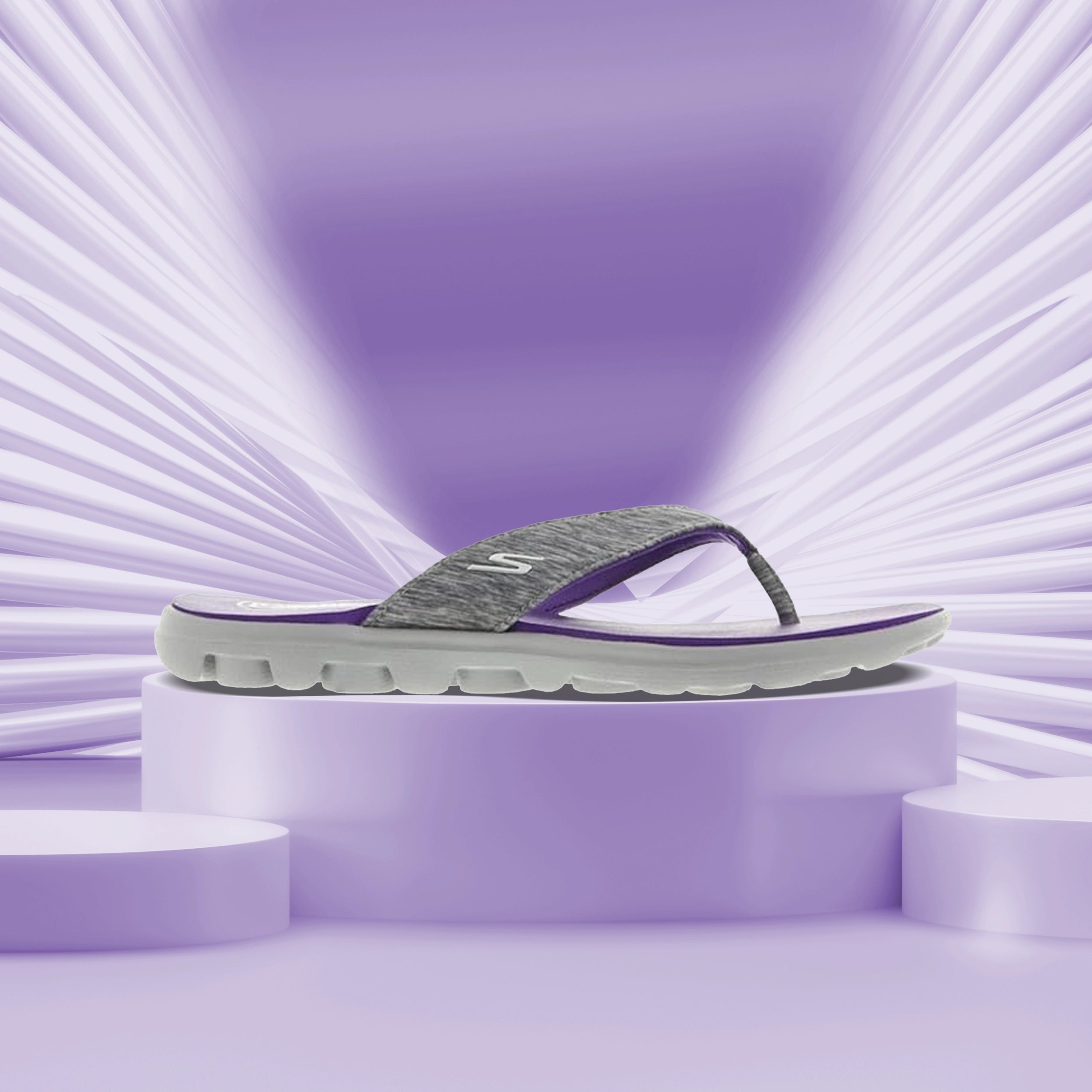 Skechers_13631ID-GYPR_Casual Sandals_Instasport