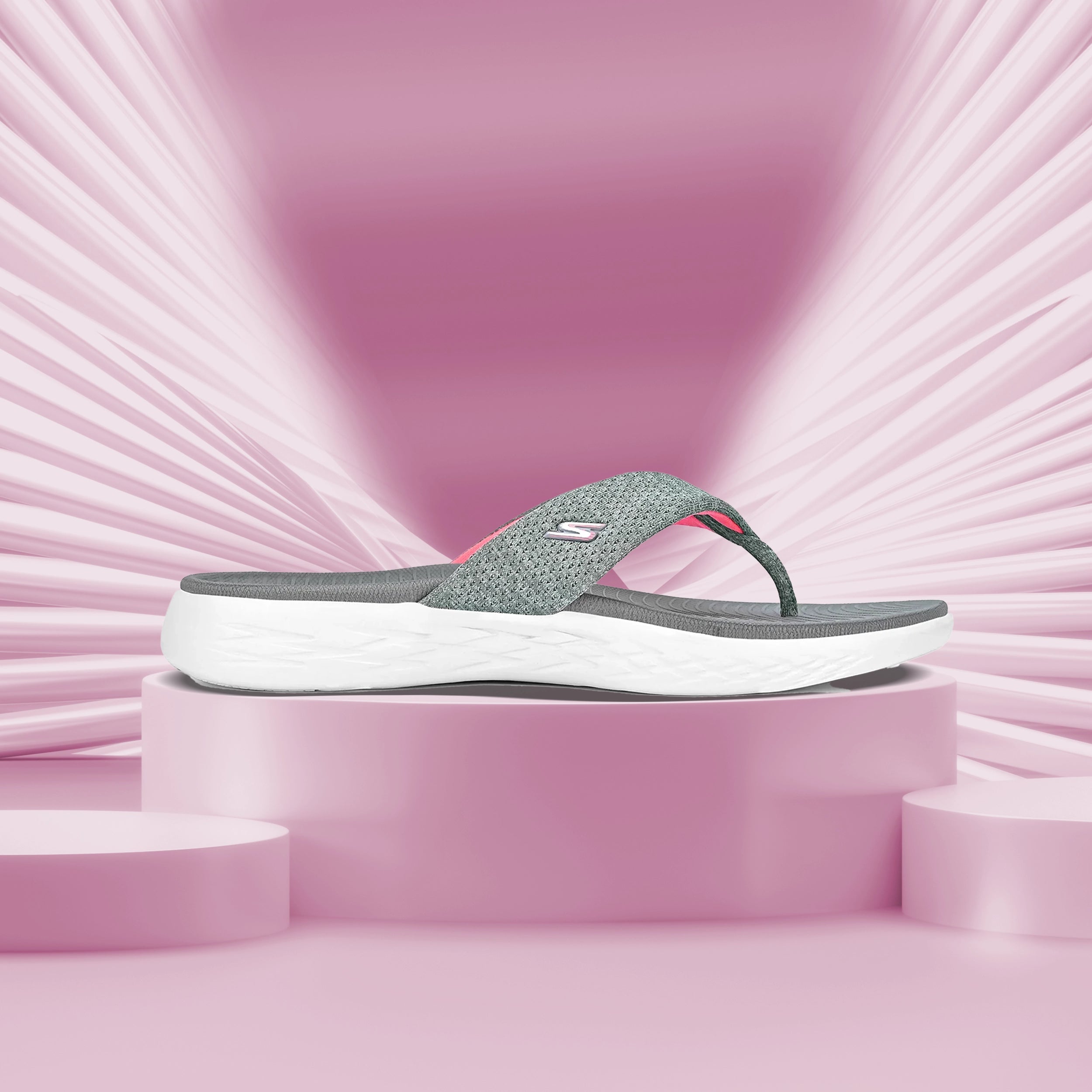 Skechers_15304ID-GYPK_Casual Sandals_Instasport