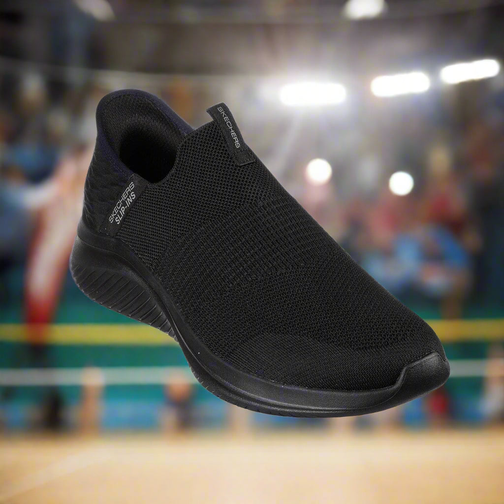 Skechers_232450-BLK_SportsShoes_Front_Instasport
