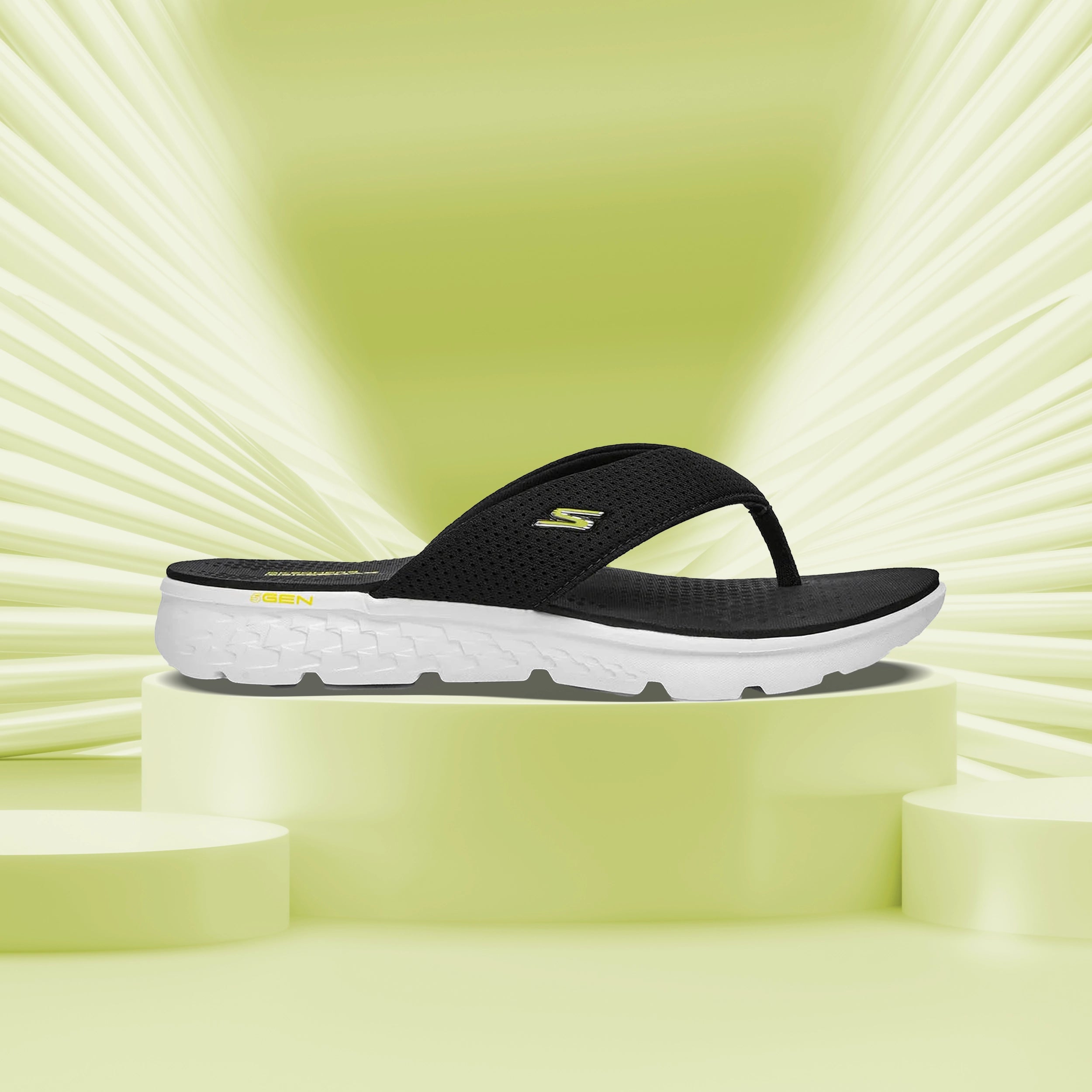 Skechers_894195ID-BKLM_Casual Sandals_Instasport