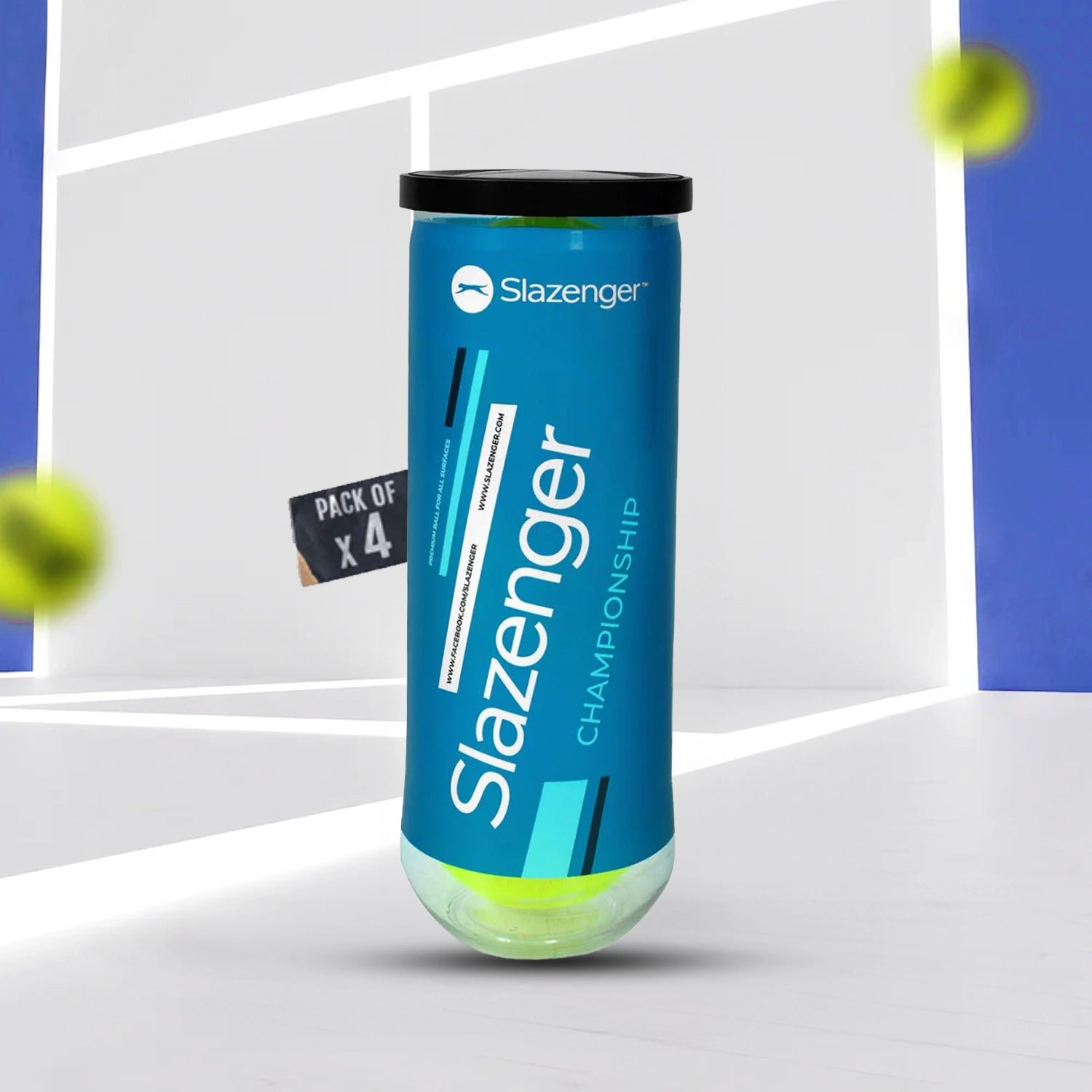 Slazenger_Championship_TennisBall_Dozen_12Balls_Instasport