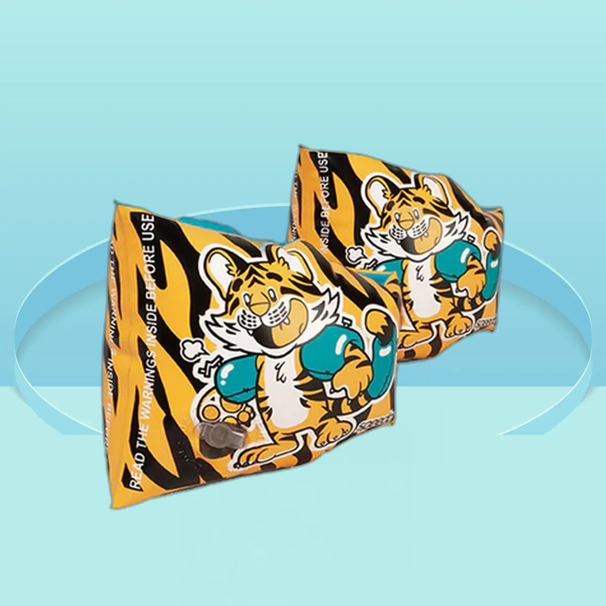 Speedo_Aanadi_Bengali_Tiger_Print_Armbands_Juniors_Main_InstaSport