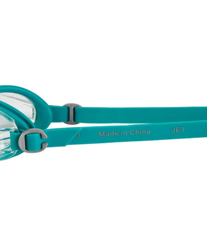 Speedo_Adult_Jet_V2_Swimming_Goggles_Green_Clear_Single_Strap_InstaSport