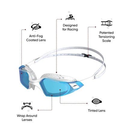 Speedo_Aqua_Pulse_Pro_Tint_Lens_Adult_Swimming_Goggles_White_Blue_Info_InstaSport