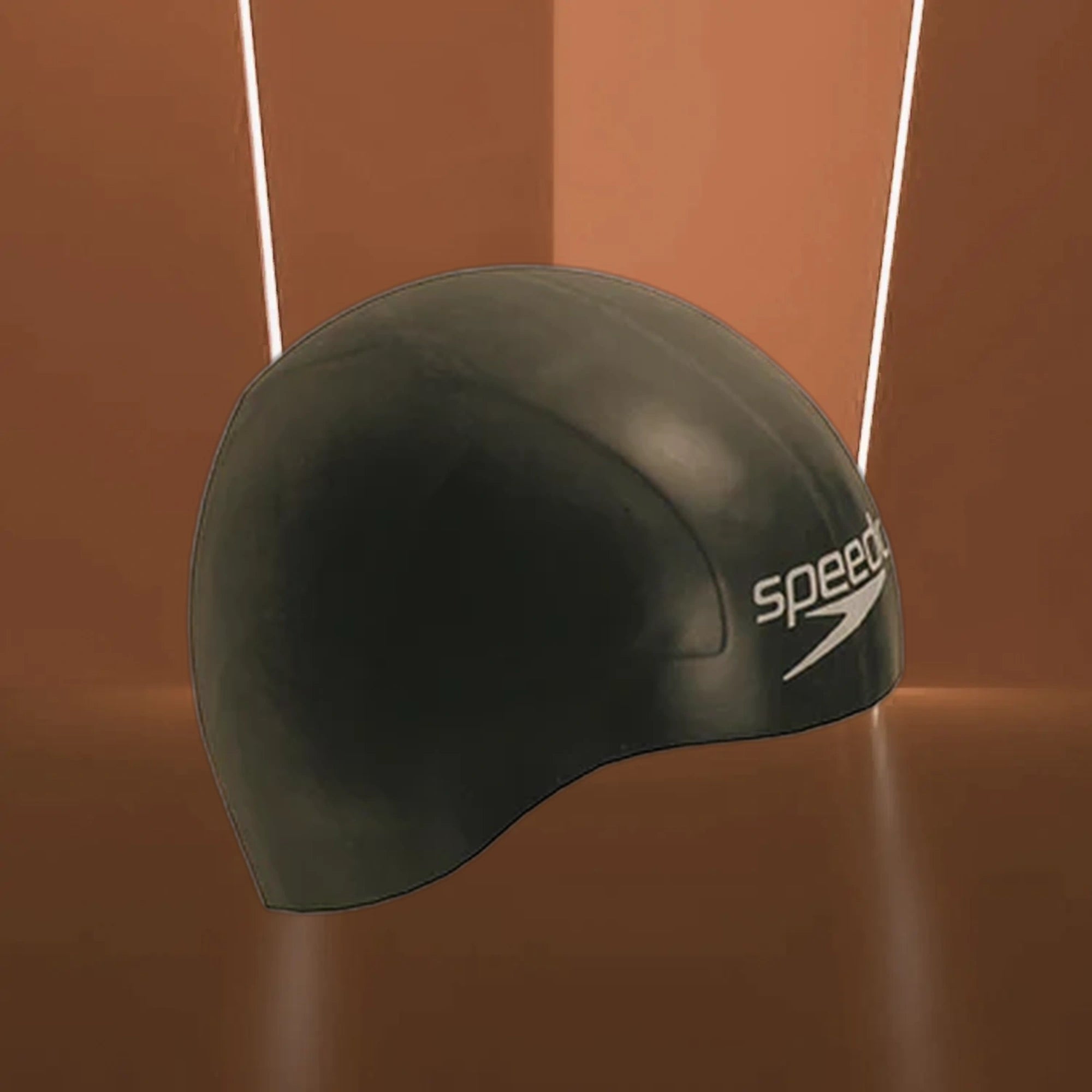 Speedo_Aqua_V_Drag_Reducing_Racing_Swimming_Cap_Black_Main_InstaSport