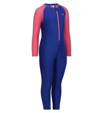 Speedo_Girls_Endurance_10_Essential_All_In_One_Swimming_Suit_Cobalt_Pink_Right_InstaSport
