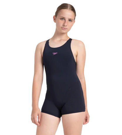 Speedo_Girls_Endurance_Essential_Legsuit_Swimwear_True_Navy_Side_InstaSport