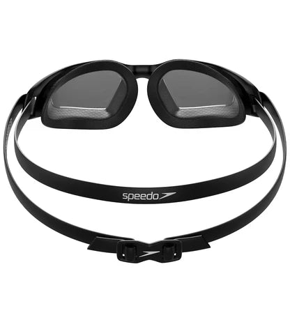 Speedo_Hydro_Pulse_Smoke_Lens_Adult_Swimming_Goggles_Black_Grey_Back_InstaSport