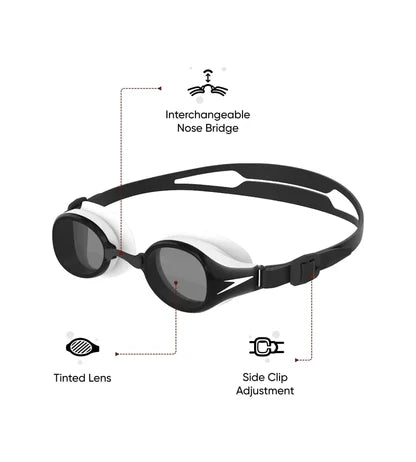 Speedo_Hydro_Pure_Tint_Lens_Adult_Swimming_Goggles_Black_Grey_Info_InstaSport