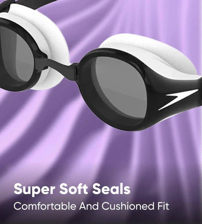 Speedo_Hydro_Pure_Tint_Lens_Adult_Swimming_Goggles_Black_Grey_Super_Soft_InstaSport