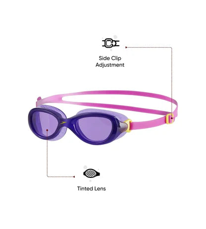 Speedo_Junior_Futura_Classic_Tint_Lens_Swimming_Goggles_Pink_Violet_Info_InstaSport