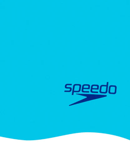 Speedo_Junior_Moulded_Silicone_Chlorine_Resistance_Swimming_Caps_Blue_Logo_InstaSport
